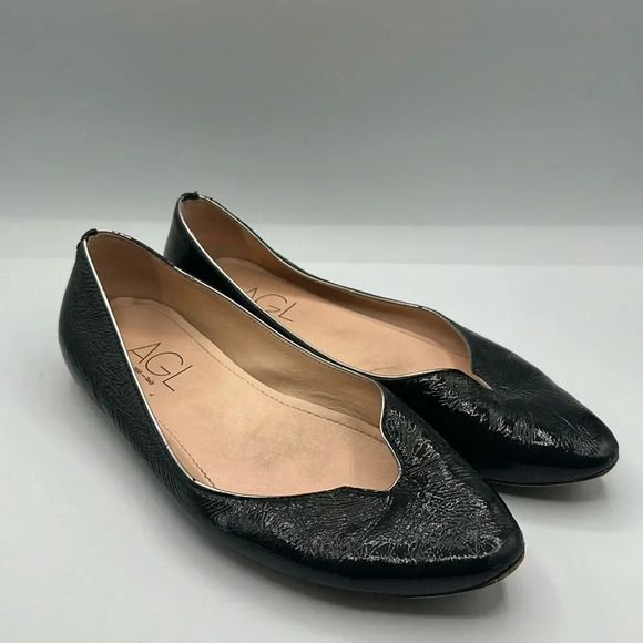 AGL Mimosa Ballet Flat Black - Picture 1 of 10